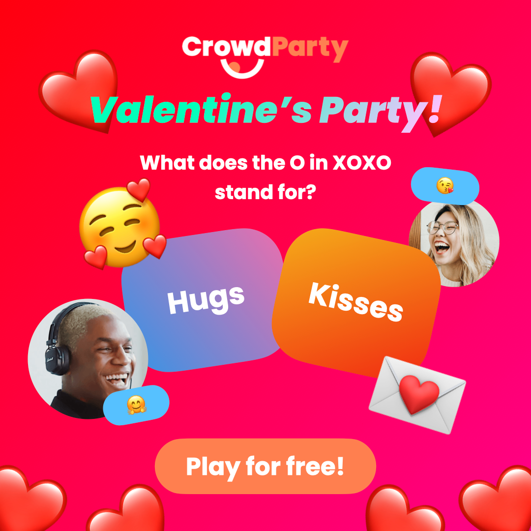 Play Valentine's Party: Trivia, Would You Rathers, Pick Who, and more!