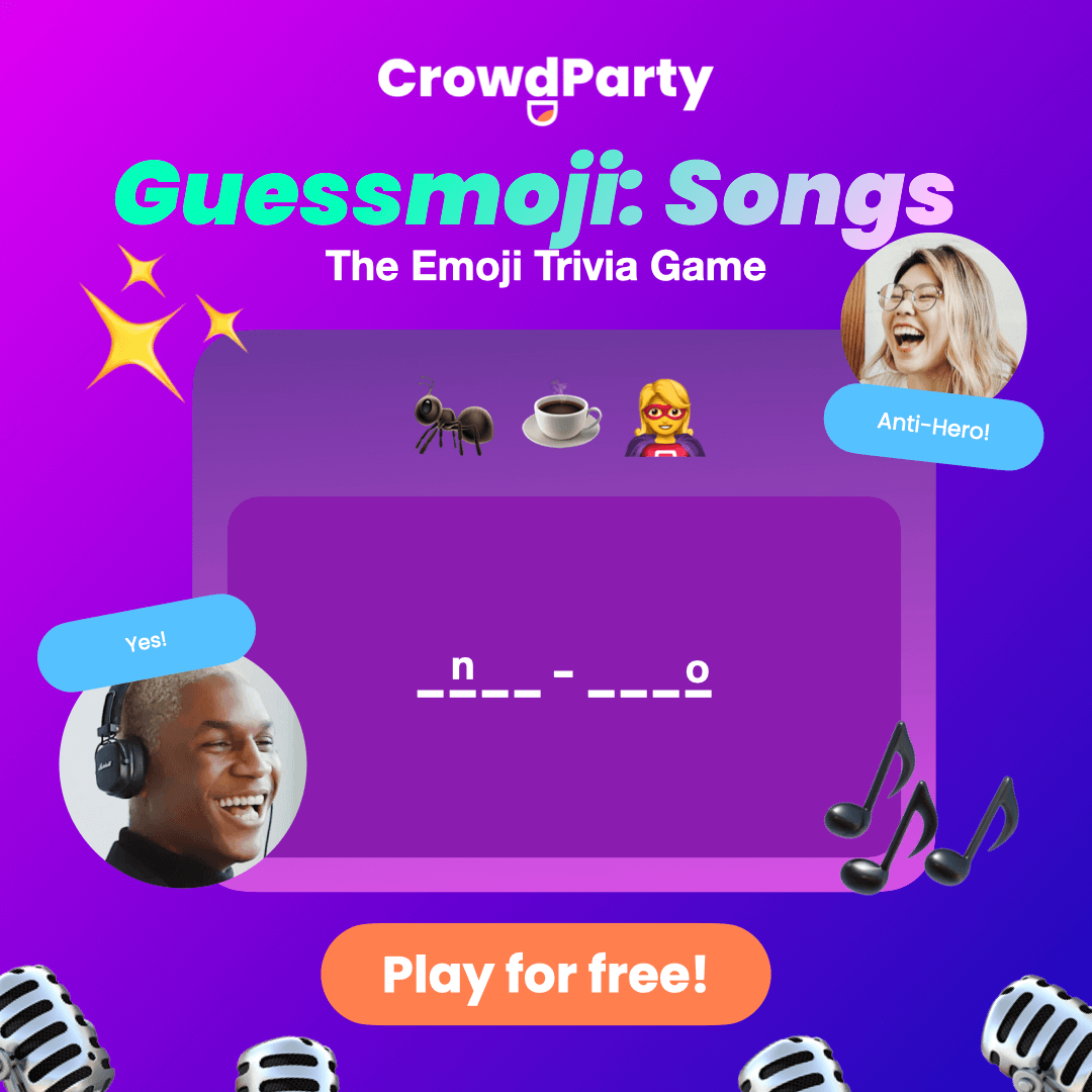Solve emoji trivia in Guessmoji:Songs!