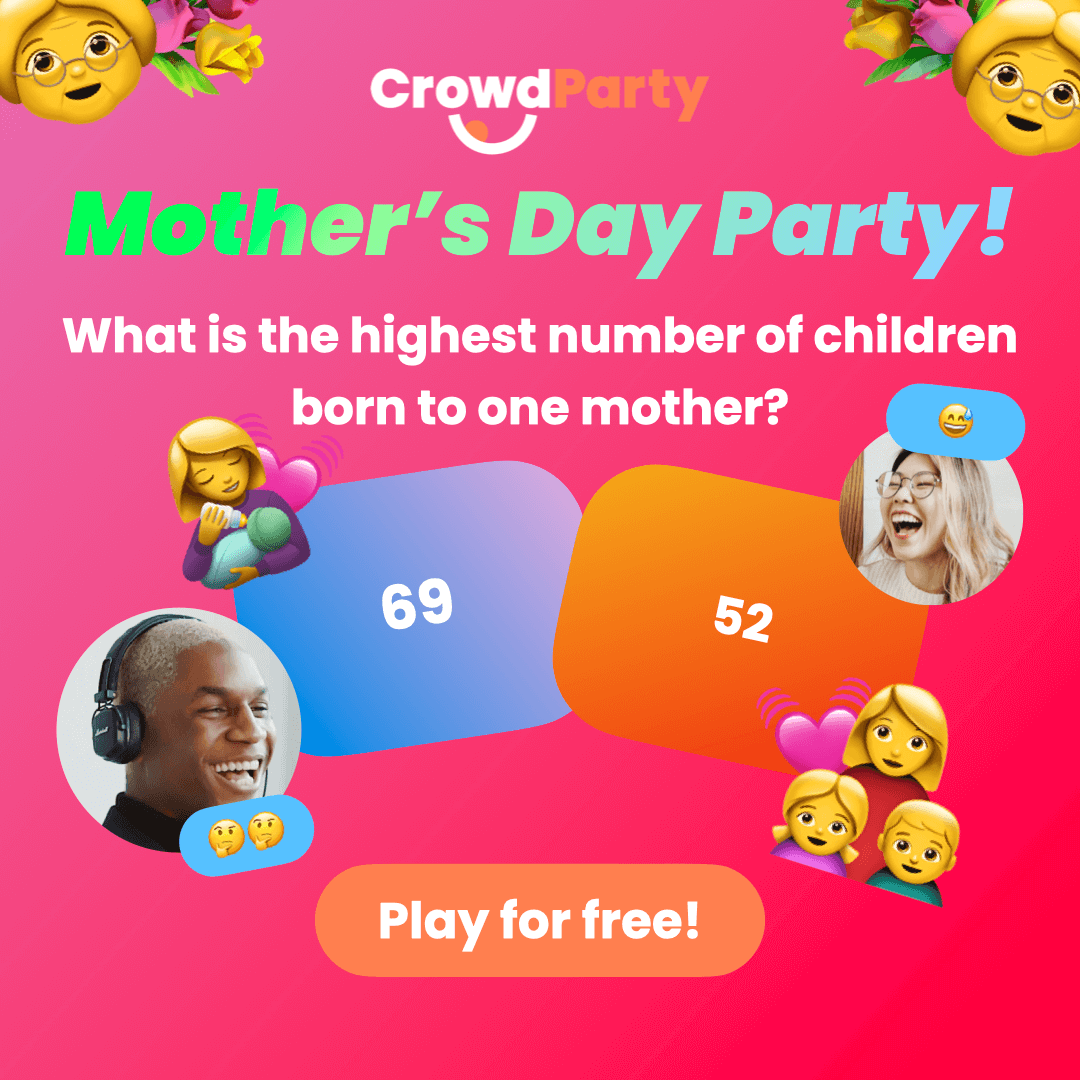 Play Mother's Day Party: Trivia, Would You Rather, and more!