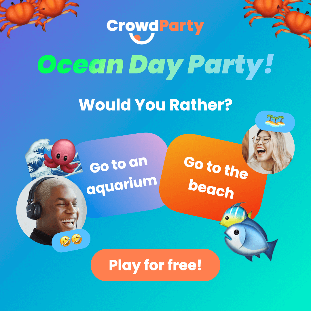 Play Ocean Day Party: Trivia, Would You Rather, and more!