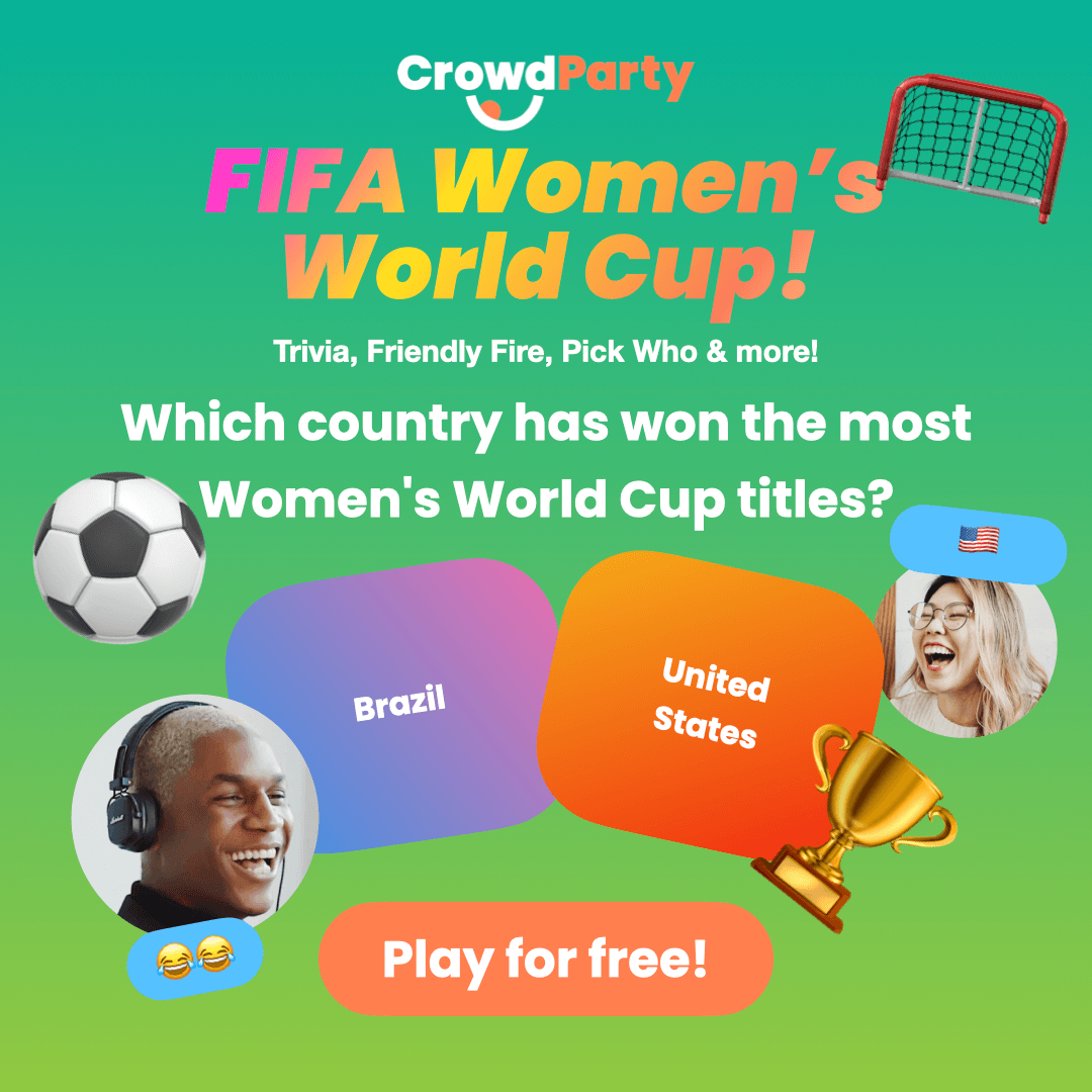FIFA Women's World Cup!: Trivia, Friendly Fire, Pick Who, and more!