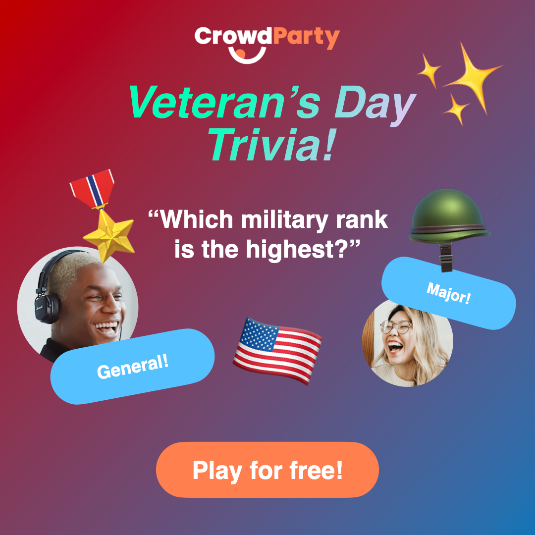 Play Veterans Day Trivia!