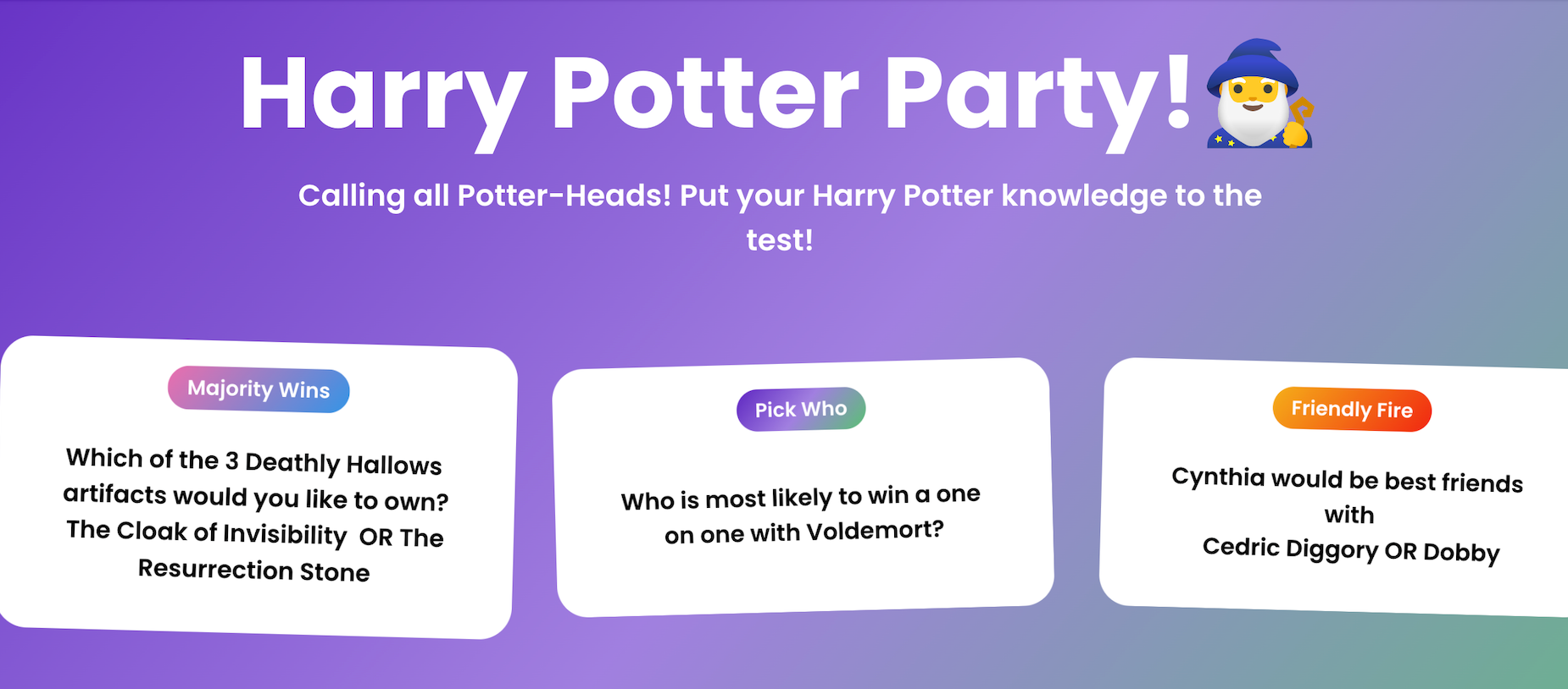 CrowdParty Game Preview