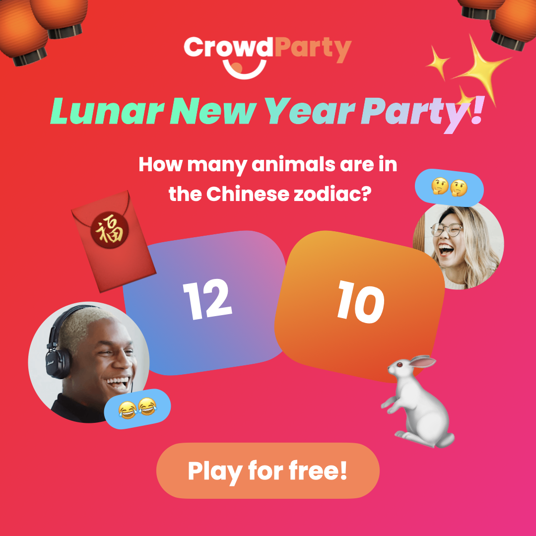Play Lunar New Year Party: Trivia, Majority Wins, and more!