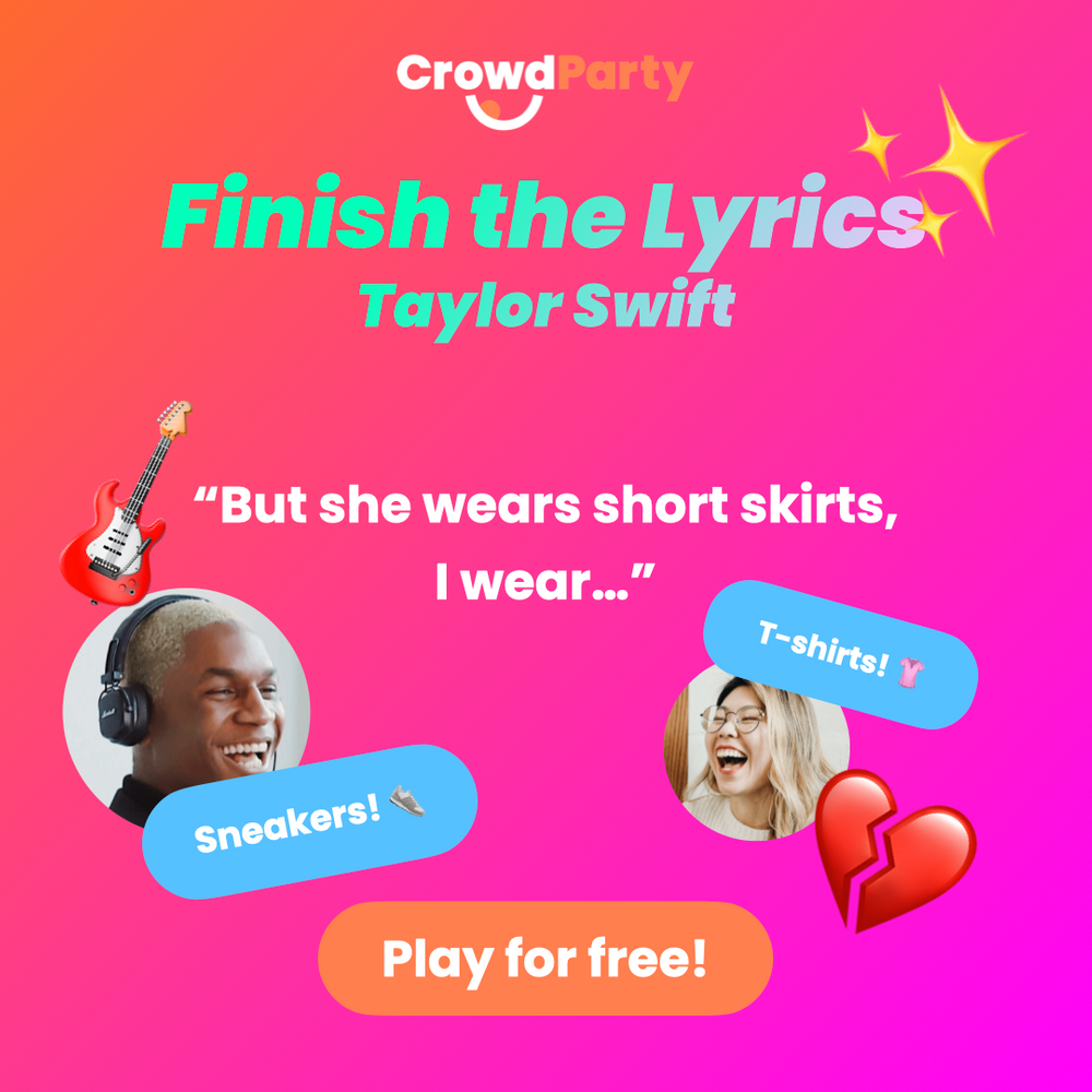 Play Guess the Lyrics - Taylor Swift!